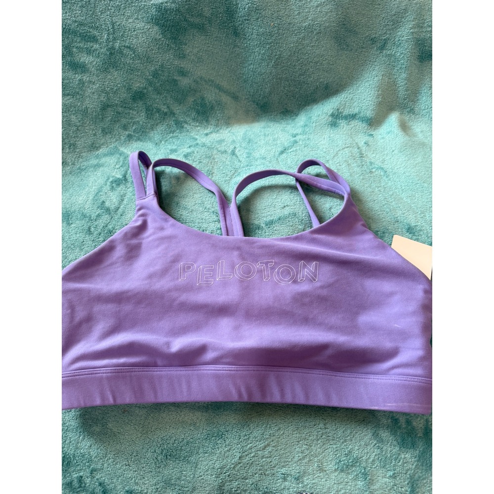 Peloton Cadent Strappy Y Back Bra 301 Purple Womens XL NWT WR00926-252012-XL